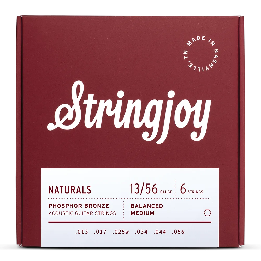 Stringjoy Naturals | Medium Gauge (13-56)