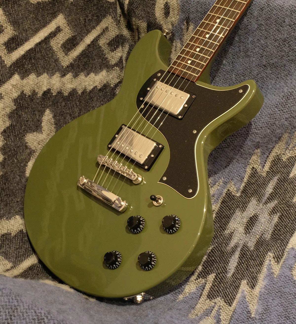 Collings 290 Olive Drab with Jason Lollar Humbuckers
